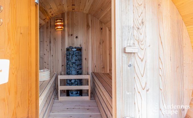 Gezellig vakantiehuis voor 5 personen in Remicourt met sauna, jacuzzi,  en fietsvoorzieningen