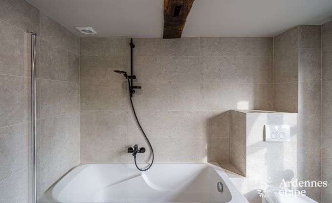 Hoogwaardige vakantiewoning voor 32 personen in Rochefort met eigen badkamers en natuurlijk zwembad