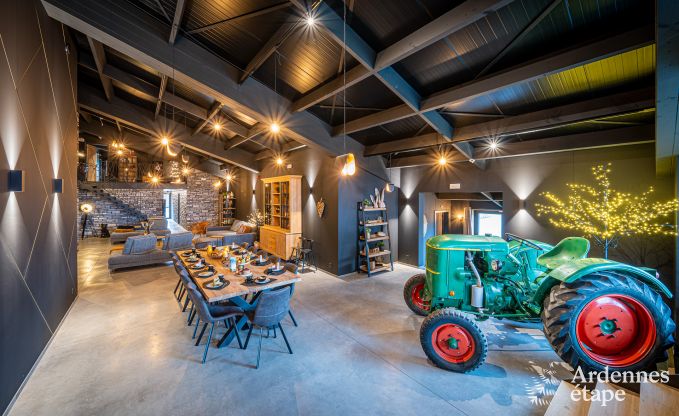 Luxe in Rochehaut: ruime accommodatie voor 14 personen met binnenzwembad en prachtig uitzicht
