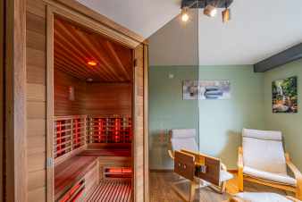 Luxueus vakantiehuis voor 12 personen in Saint-Hubert met sauna.