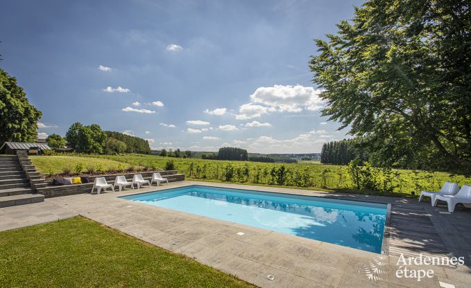 Vakantiehuis voor 8 personen met buitenzwembad in de Ardennen (Saint-Hubert)