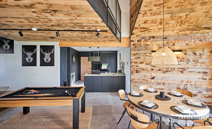 Vakantiewoning in Saint-Hubert: comfortabele accommodatie voor 6 personen met sauna, speelkamer en priv�tuin in de Ardennen