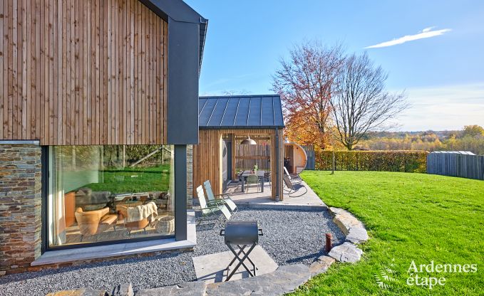 Vakantiewoning in Saint-Hubert: comfortabele accommodatie voor 6 personen met sauna, speelkamer en priv�tuin in de Ardennen