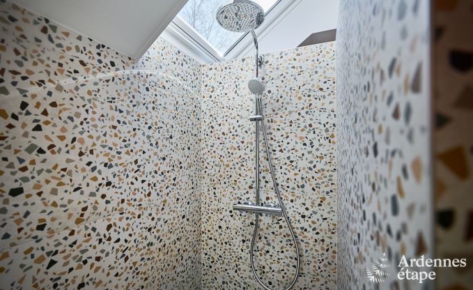 Charmante vakantiewoning in Saint-Vith voor 6 personen met sauna, privtuin en open haard