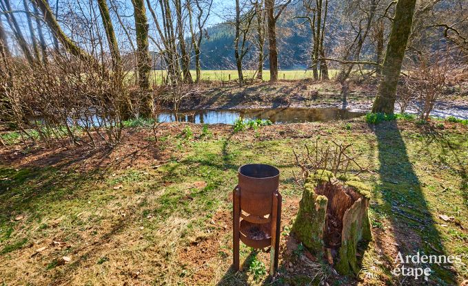 Charmante vakantiewoning in Saint-Vith voor 6 personen met sauna, privtuin en open haard