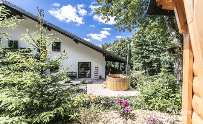 Prachtig vakantiehuis Groene Sleutel met outdoor-wellness in natuurpark Ardennen-Eifel (30 personen)