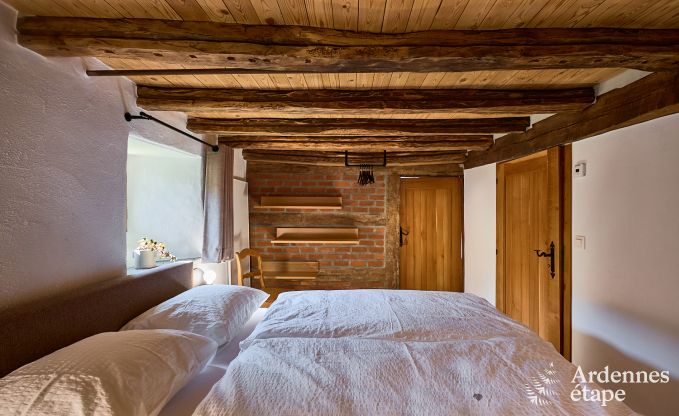 Charmante vakantiewoning in Saint-Vith voor 6 personen met sauna, priv�tuin en open haard