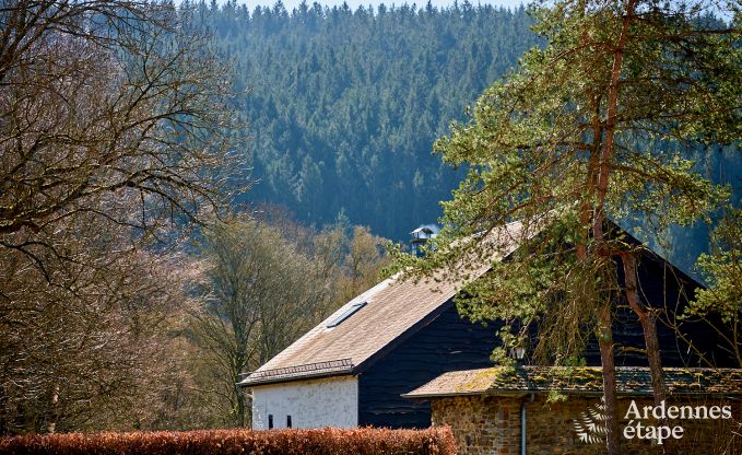 Charmante vakantiewoning in Saint-Vith voor 6 personen met sauna, priv�tuin en open haard