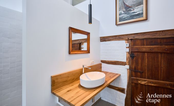 Charmante vakantiewoning in Saint-Vith voor 6 personen met sauna, priv�tuin en open haard