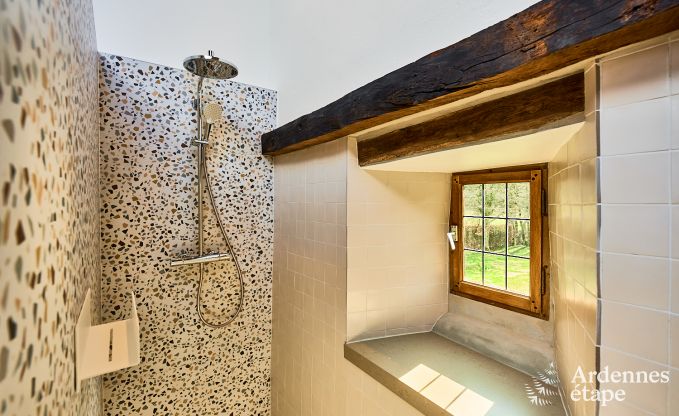 Charmante vakantiewoning in Saint-Vith voor 6 personen met sauna, priv�tuin en open haard