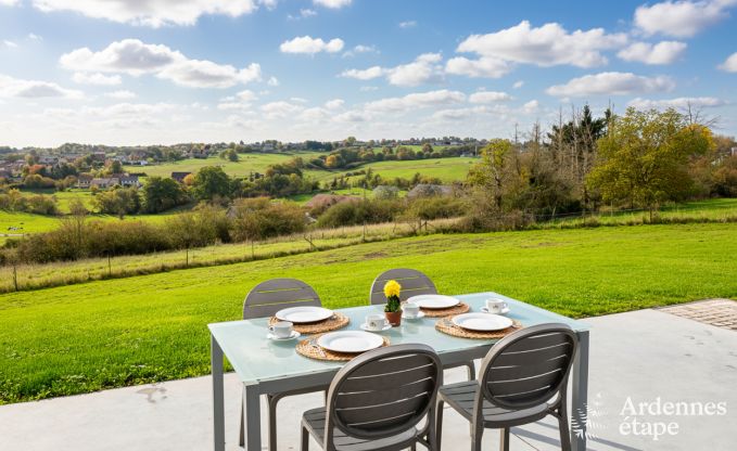 Ultramoderne villa in Somme-Leuze voor 12 personen met binnenzwembad, sauna en privtuin