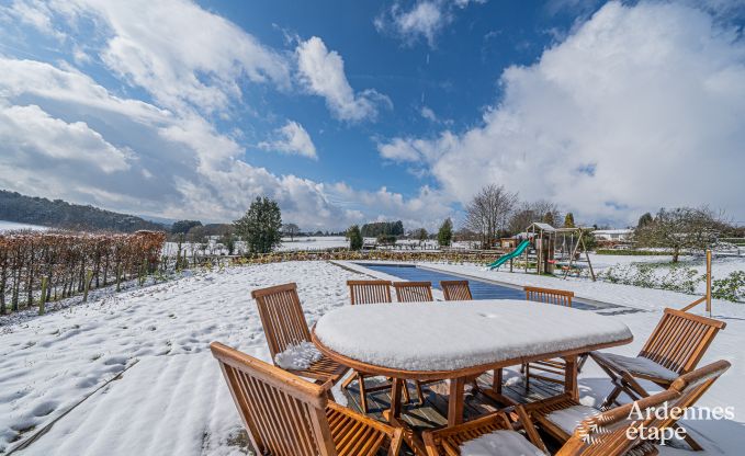 Luxe villa met zwembad in Spa (Jalhay) voor 9 personen