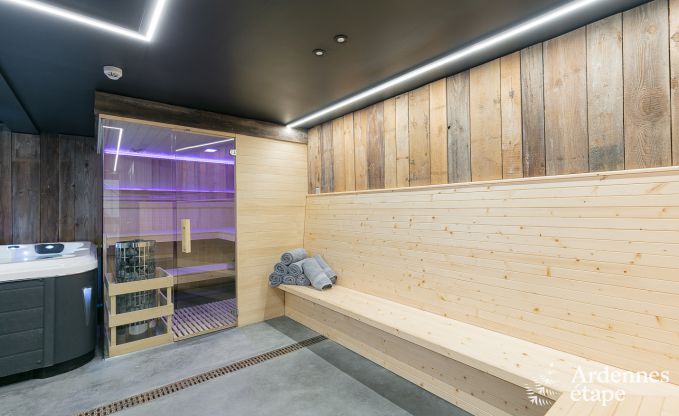 Ruime cottage voor 8 personen in Spa met sauna, jacuzzi, 4 slaap- en badkamers en privtuin