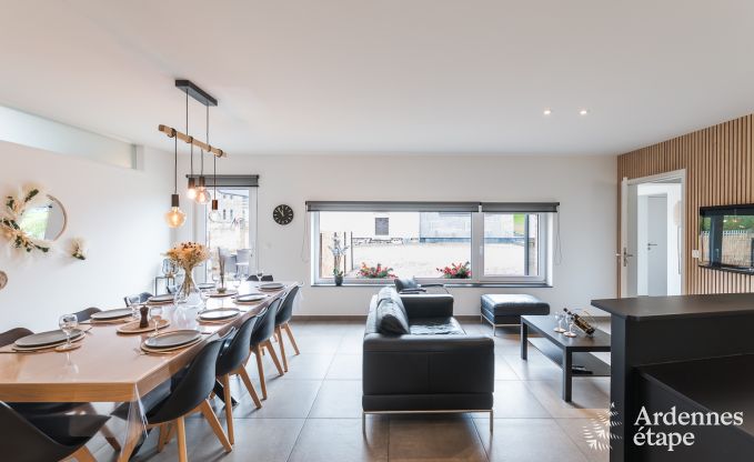 Ruime vakantiewoning voor 8 personen in Spa in de Ardennen: 4 slaapkamers, 2 badkamers en een priv�terras op 1 km van het stadscentrum.