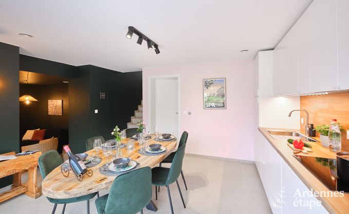 Gezellige vakantiewoning voor 6 personen met privterras en tuin in Spa, in het hart van de Ardennen