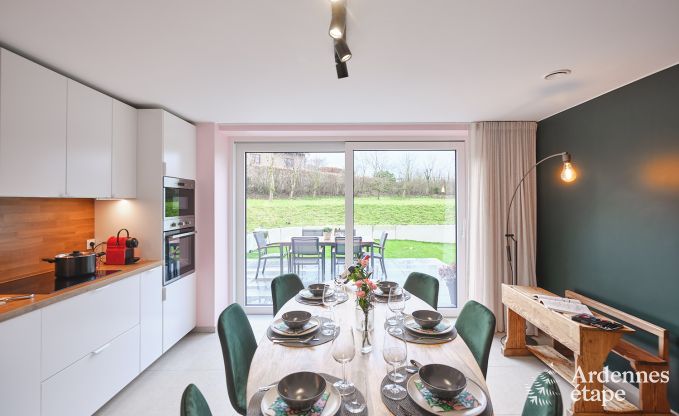 Gezellige vakantiewoning voor 6 personen met privterras en tuin in Spa, in het hart van de Ardennen