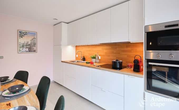 Gezellige vakantiewoning voor 6 personen met privterras en tuin in Spa, in het hart van de Ardennen