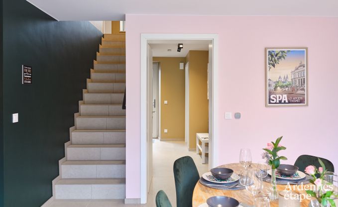 Gezellige vakantiewoning voor 6 personen met privterras en tuin in Spa, in het hart van de Ardennen