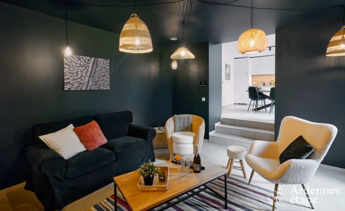 Gezellige vakantiewoning voor 6 personen met privterras en tuin in Spa, in het hart van de Ardennen