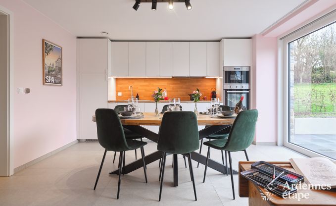 Gezellige vakantiewoning voor 6 personen met privterras en tuin in Spa, in het hart van de Ardennen