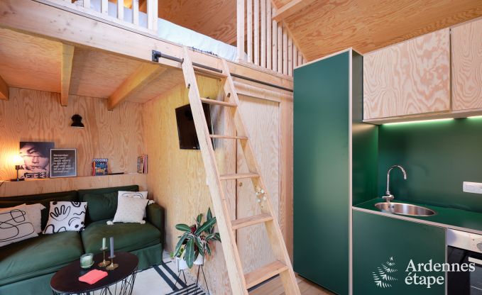 Tiny house met houtkachel en priv�tuin in Sprimont, Hoge Venen