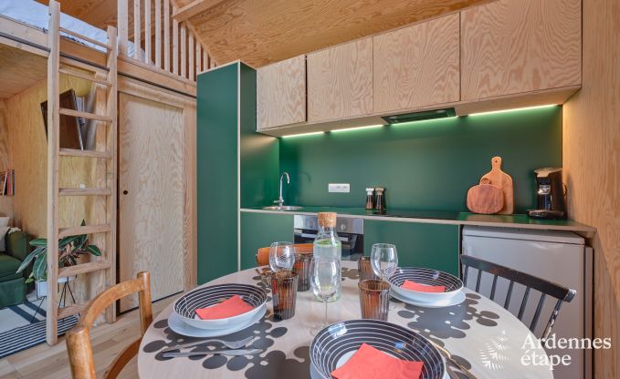 Tiny house met houtkachel en priv�tuin in Sprimont, Hoge Venen