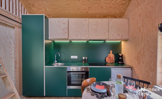 Tiny house met houtkachel en priv�tuin in Sprimont, Hoge Venen