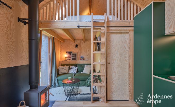 Tiny house met houtkachel en priv�tuin in Sprimont, Hoge Venen
