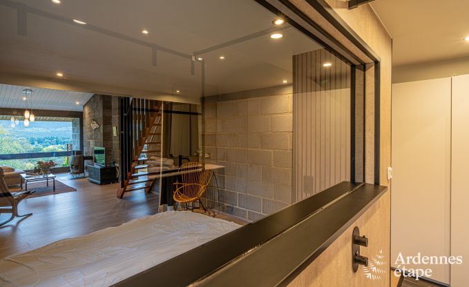 Chalet voor 4 personen in Stavelot met jacuzzi, houtkachel en privterras