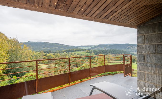 Chalet voor 4 personen in Stavelot met jacuzzi, houtkachel en privterras