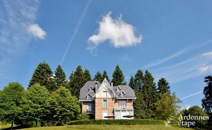 Luxekasteel in de Ardennen voor 28 personen in Stavelot met sauna, jacuzzi en speeltuin