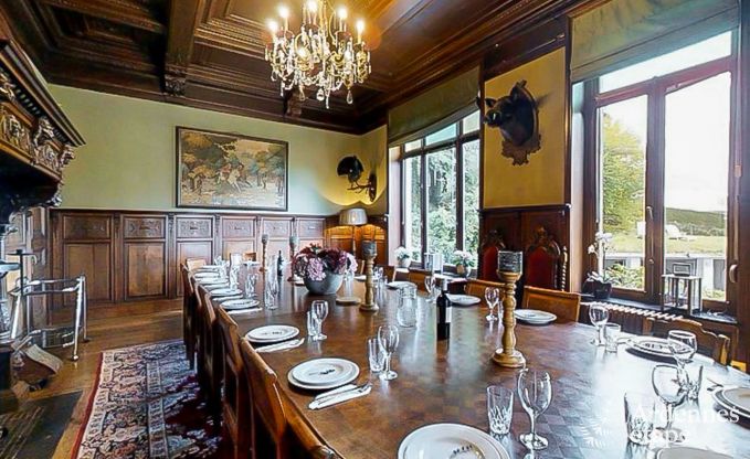 Luxekasteel in de Ardennen voor 28 personen in Stavelot met sauna, jacuzzi en speeltuin
