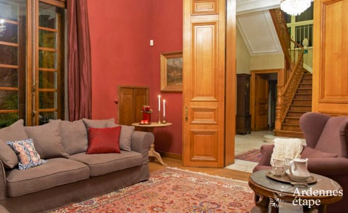 Luxekasteel in de Ardennen voor 28 personen in Stavelot met sauna, jacuzzi en speeltuin