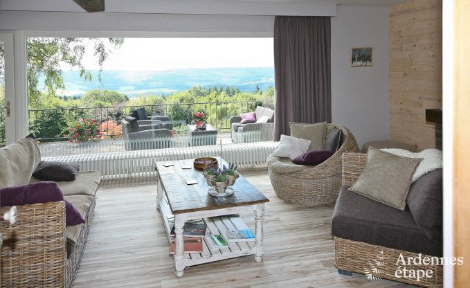 Vakantiehuis in vrije natuur met subliem uitzicht te huur in Stoumont