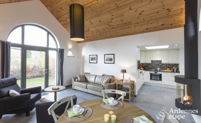 Nieuw vakantiehuis voor vier personen met prachtig uitzicht over Stoumont en omgeving