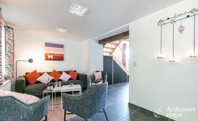 Huis te huur voor 6 personen in Stoumont, Ardennen, 3 slaapkamers, priv� tuin, terras met barbecue, optimaal comfort