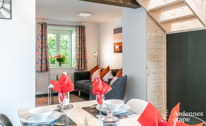 Huis te huur voor 6 personen in Stoumont, Ardennen, 3 slaapkamers, priv� tuin, terras met barbecue, optimaal comfort