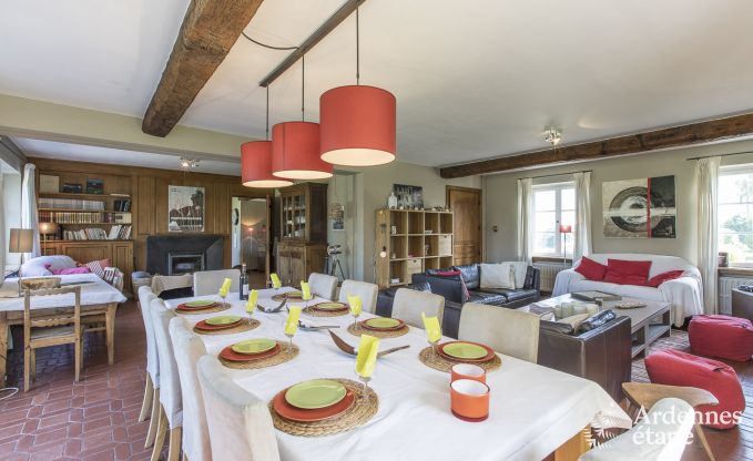 Ruime vakantiewoning voor 9 personen in Tinlot met 4 slaap- en badkamers,  zwembad, privtuin en speelvoorzieningen