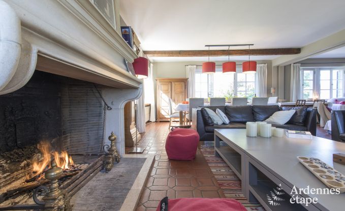 Ruime vakantiewoning voor 9 personen in Tinlot met 4 slaap- en badkamers,  zwembad, privtuin en speelvoorzieningen