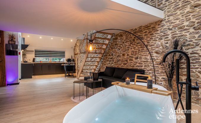 Charmante vakantiesuite met sauna in Trois-Ponts