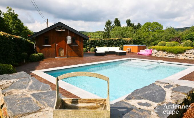 Luxueuze cottage met zwembad en sauna te huur in Trois-Ponts
