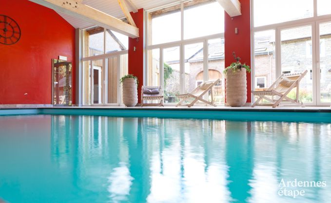 Luxueuze droomvilla met zwembad te huur voor 19 personen in Trois-Ponts