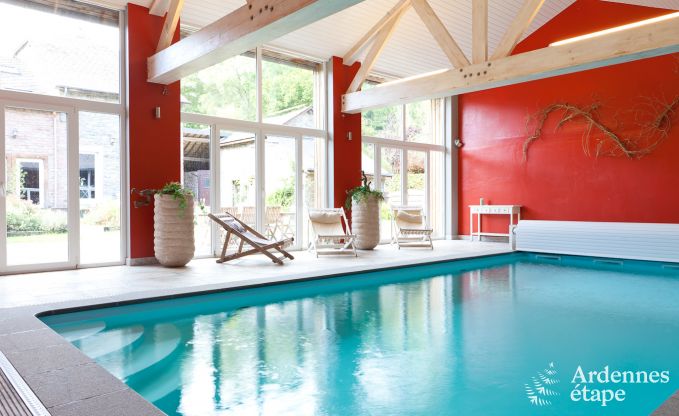 Luxueuze droomvilla met zwembad te huur voor 19 personen in Trois-Ponts