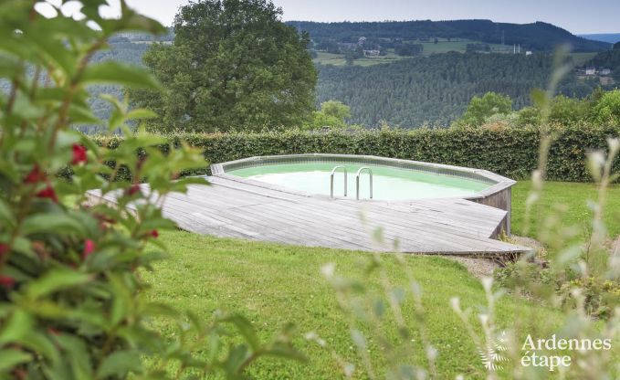 Vakantiewoning voor 6 personen met zwembad en tuin, ideaal gesitueerd op de hoogtes van Trois-Ponts. 