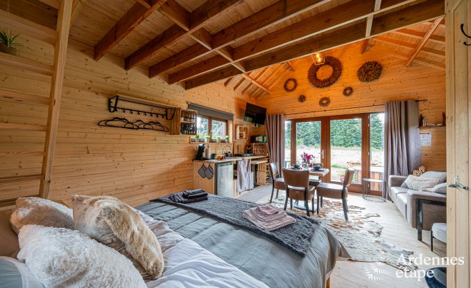 Gezellig vakantiehuis in Trois-Ponts voor 4 personen met sauna, jacuzzi en zwembad dichtbij het bos