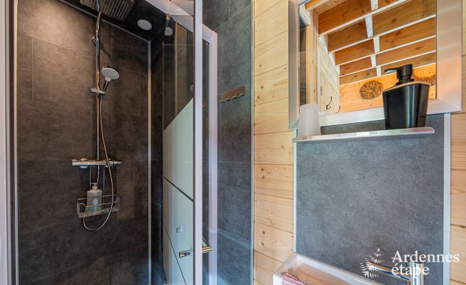 Gezellig vakantiehuis in Trois-Ponts voor 4 personen met sauna, jacuzzi en zwembad dichtbij het bos