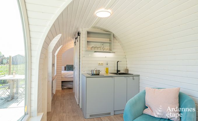 Uniek: tiny house voor 4 personen in Vaux-sur-Sure