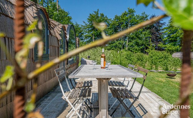 Uniek: tiny house voor 4 personen in Vaux-sur-Sure