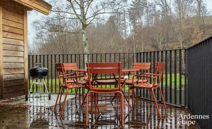 Originele paalwoning voor 5 personen in Vencimont