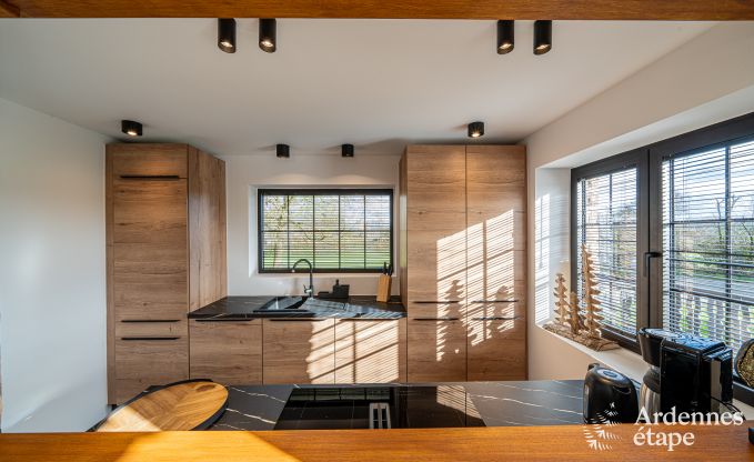 Chalet met hottub, biljart en een prachtig uitzicht in Vencimont voor 6 personen